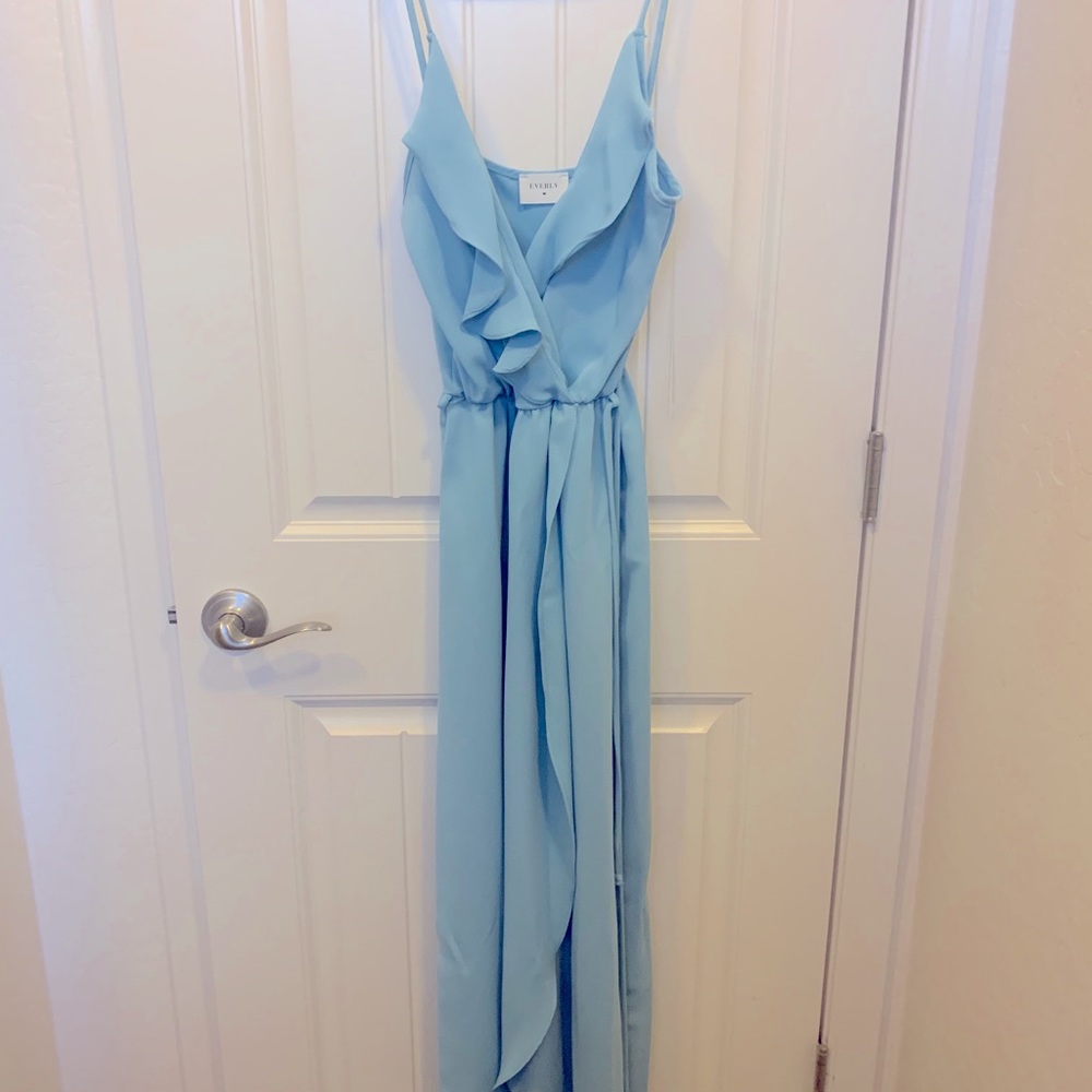 Flowy Beautiful Boutique Baby Blue dress